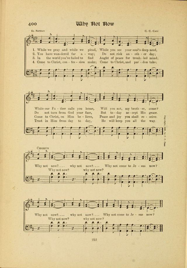 Hymns, Psalms and Gospel Songs: with responsive readings page 212