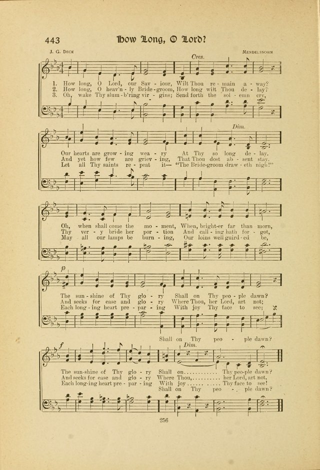 Hymns, Psalms and Gospel Songs: with responsive readings page 256