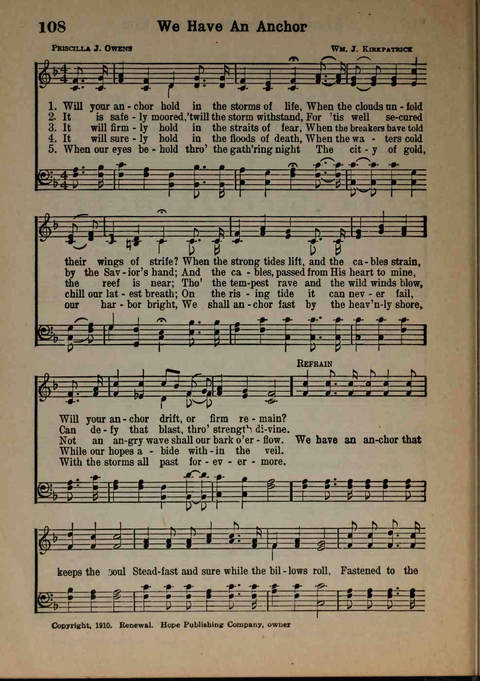 Hymns of Praise Number Two page 108