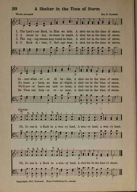 Hymns of Praise Number Two page 20