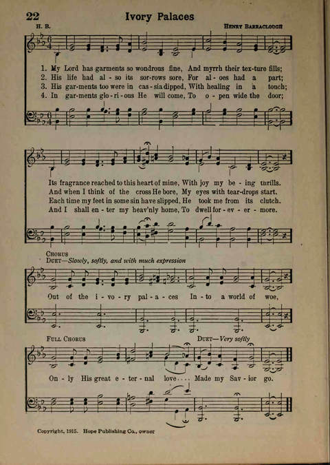 Hymns of Praise Number Two page 22