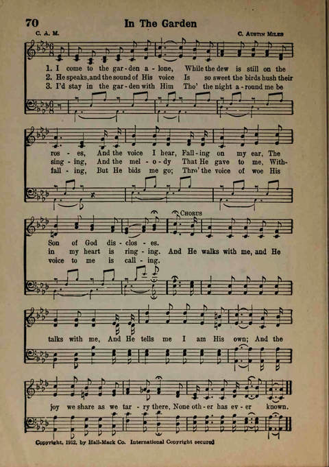 Hymns of Praise Number Two page 70