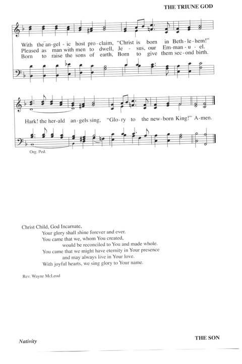 Hymns for a Pilgrim People: a congregational hymnal page 166