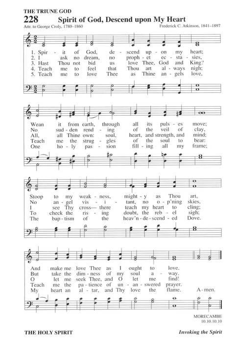 Hymns for a Pilgrim People: a congregational hymnal page 309