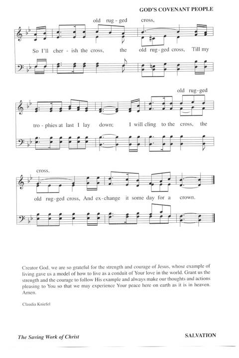 Hymns for a Pilgrim People: a congregational hymnal page 447