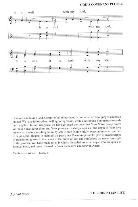 Hymns for a Pilgrim People: a congregational hymnal page 535