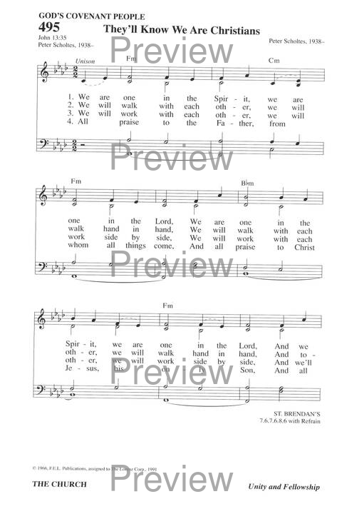 Hymns for a Pilgrim People: a congregational hymnal page 688