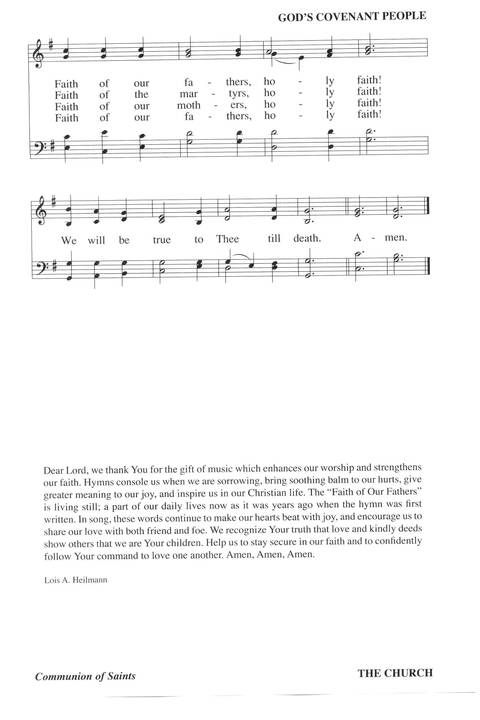 Hymns for a Pilgrim People: a congregational hymnal page 703