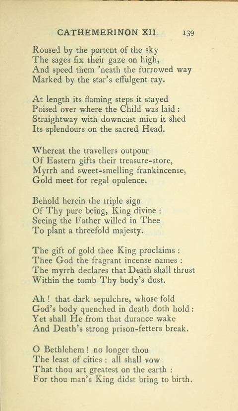 The Hymns of Prudentius: translated by R. Martin Pope page 139