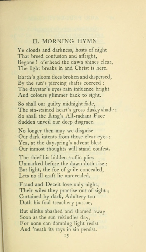 The Hymns of Prudentius: translated by R. Martin Pope page 15