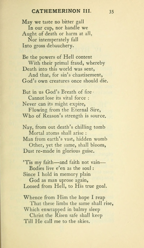 The Hymns of Prudentius: translated by R. Martin Pope page 35