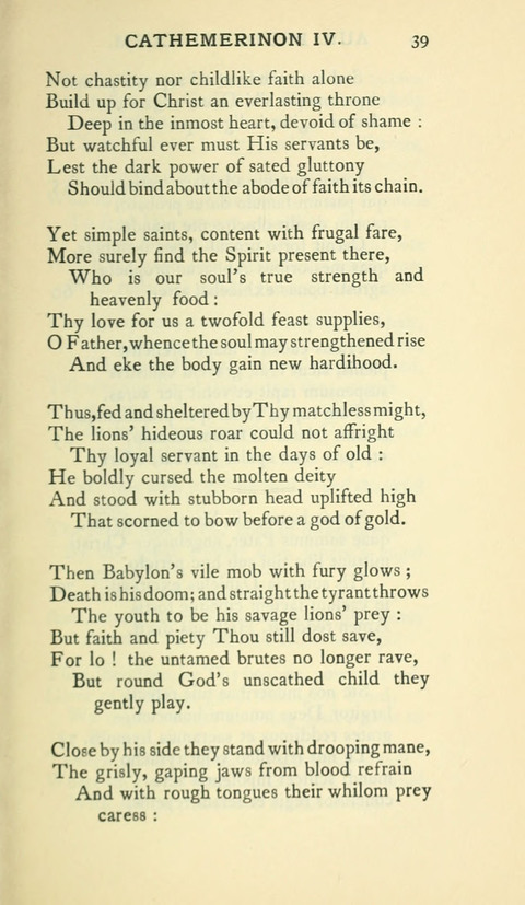 The Hymns of Prudentius: translated by R. Martin Pope page 39