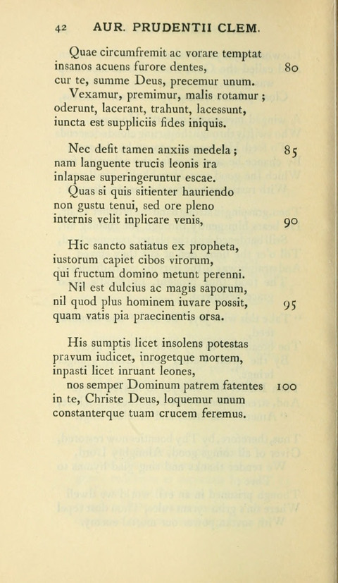 The Hymns of Prudentius: translated by R. Martin Pope page 42