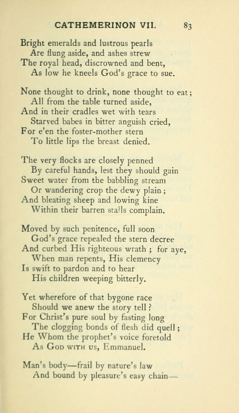 The Hymns of Prudentius: translated by R. Martin Pope page 83