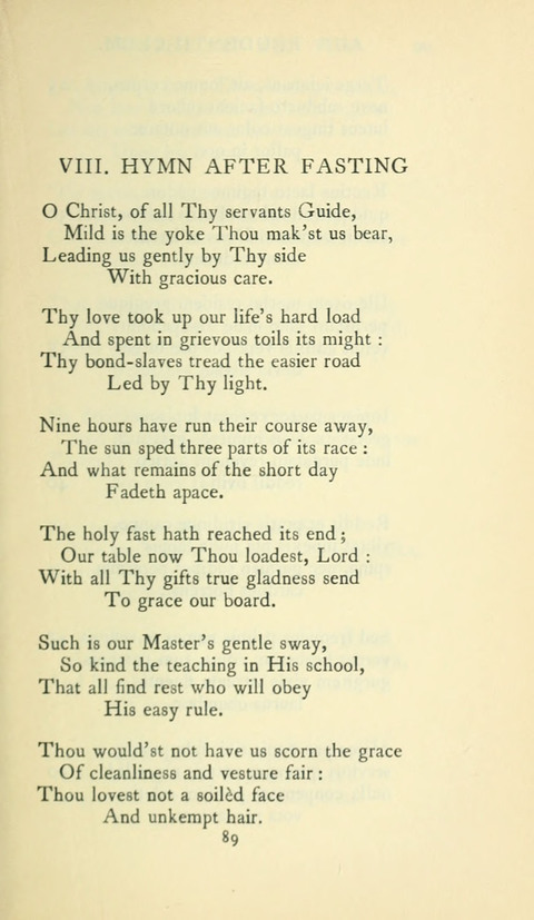 The Hymns of Prudentius: translated by R. Martin Pope page 89