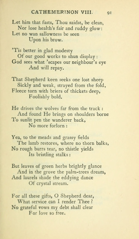 The Hymns of Prudentius: translated by R. Martin Pope page 91