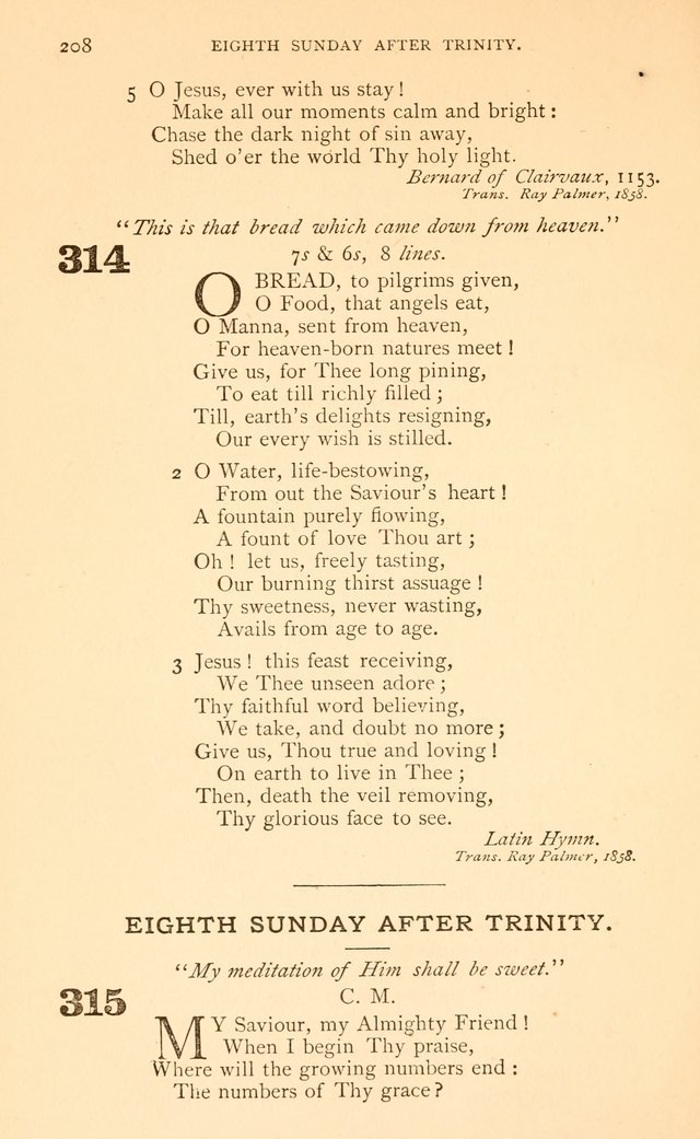 Hymns for the Reformed Church in the United States page 215