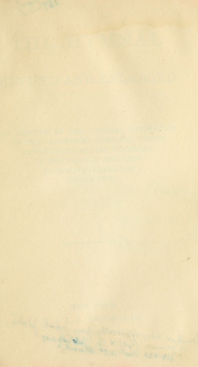 The Hymnal: revised and enlarged as adopted by the General Convention of the Protestant Episcopal Church in the United States of America in the year of our Lord 1892 page 10