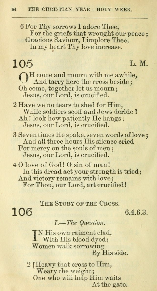 The Hymnal: revised and enlarged as adopted by the General Convention of the Protestant Episcopal Church in the United States of America in the year of our Lord 1892 page 101