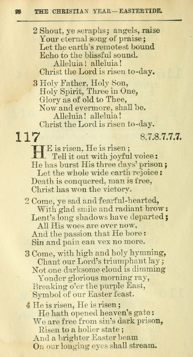 The Hymnal: revised and enlarged as adopted by the General Convention of the Protestant Episcopal Church in the United States of America in the year of our Lord 1892 page 113