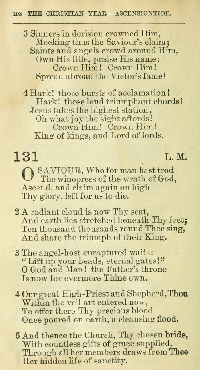 The Hymnal: revised and enlarged as adopted by the General Convention of the Protestant Episcopal Church in the United States of America in the year of our Lord 1892 page 125