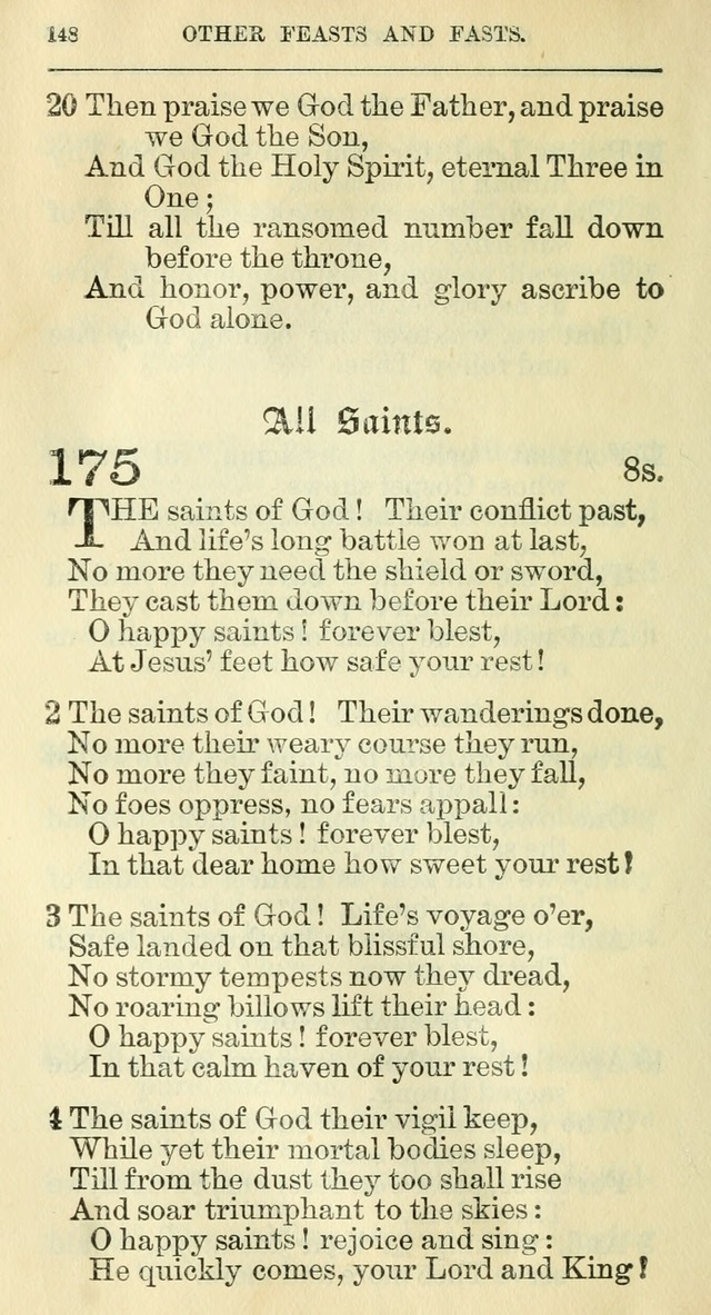 The Hymnal: revised and enlarged as adopted by the General Convention of the Protestant Episcopal Church in the United States of America in the year of our Lord 1892 page 165