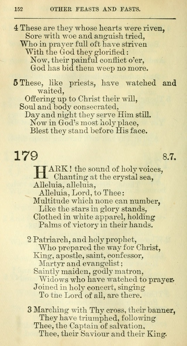 The Hymnal: revised and enlarged as adopted by the General Convention of the Protestant Episcopal Church in the United States of America in the year of our Lord 1892 page 169