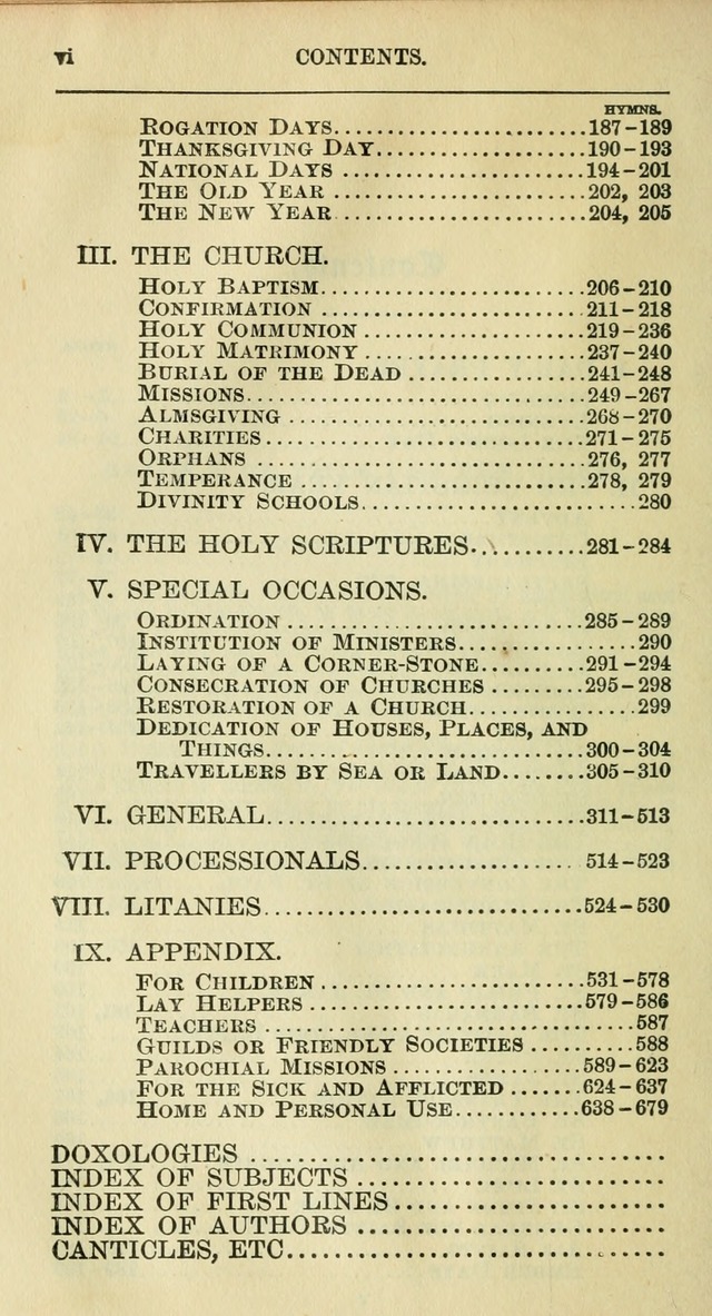 The Hymnal: revised and enlarged as adopted by the General Convention of the Protestant Episcopal Church in the United States of America in the year of our Lord 1892 page 17