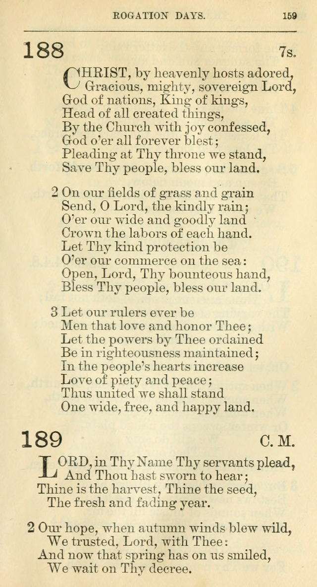 The Hymnal: revised and enlarged as adopted by the General Convention of the Protestant Episcopal Church in the United States of America in the year of our Lord 1892 page 176