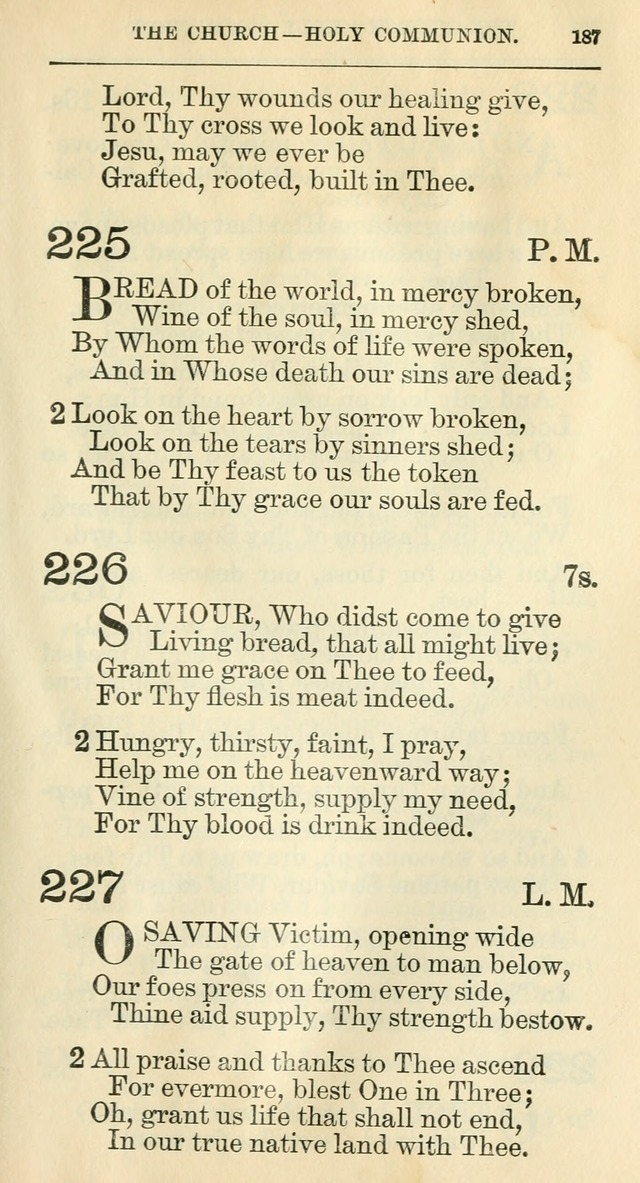 The Hymnal: revised and enlarged as adopted by the General Convention of the Protestant Episcopal Church in the United States of America in the year of our Lord 1892 page 206