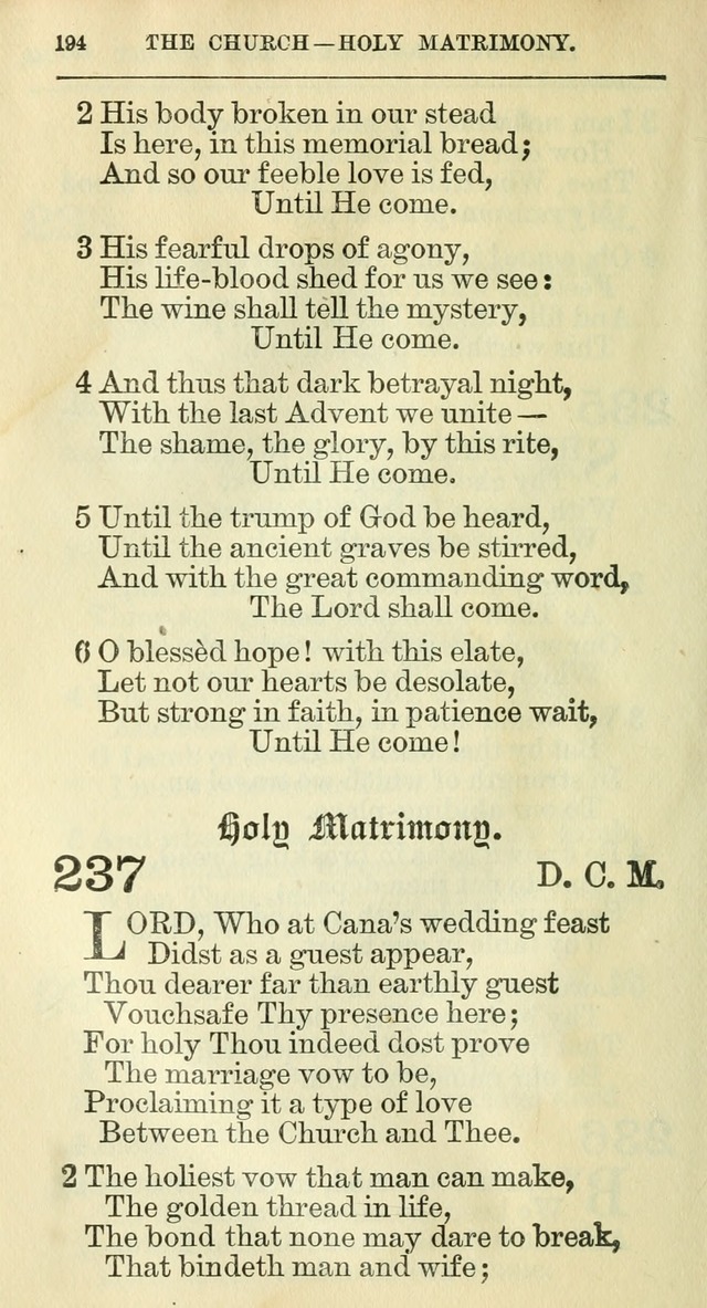 The Hymnal: revised and enlarged as adopted by the General Convention of the Protestant Episcopal Church in the United States of America in the year of our Lord 1892 page 213