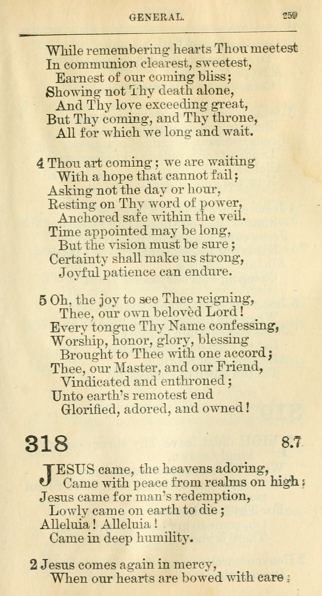 The Hymnal: revised and enlarged as adopted by the General Convention of the Protestant Episcopal Church in the United States of America in the year of our Lord 1892 page 278