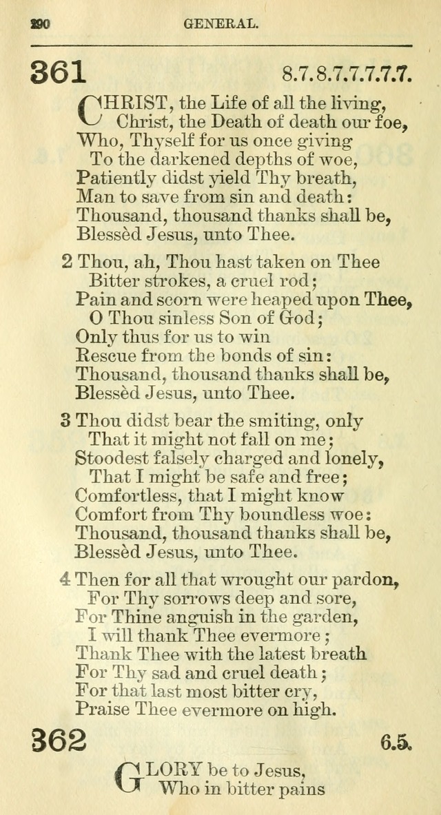 The Hymnal: revised and enlarged as adopted by the General Convention of the Protestant Episcopal Church in the United States of America in the year of our Lord 1892 page 309