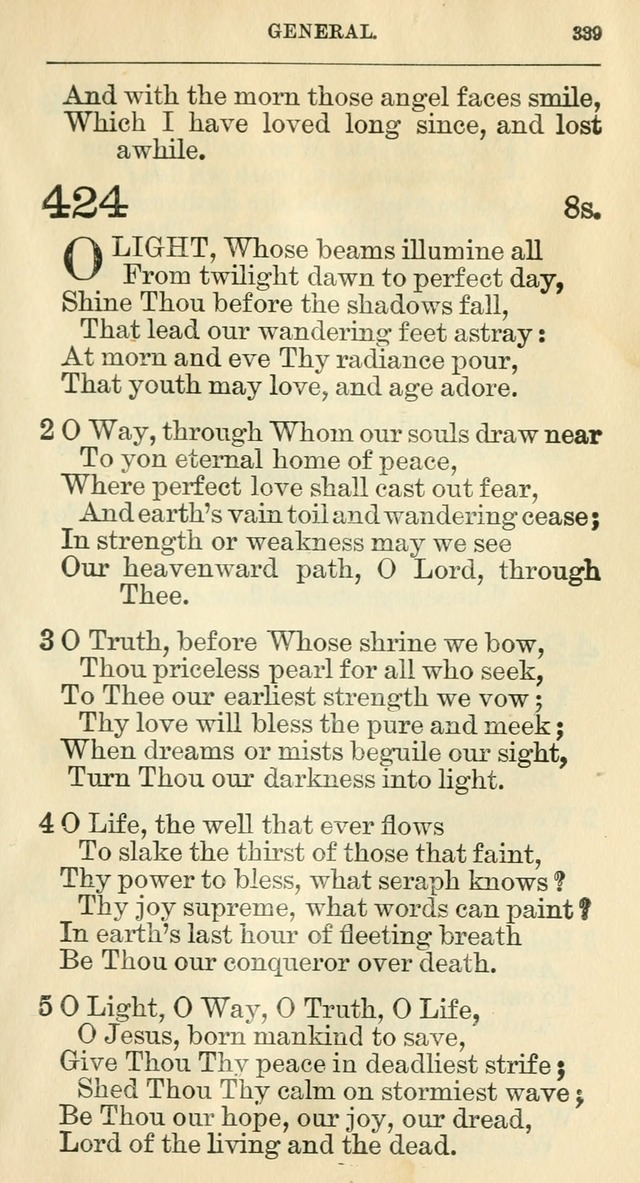 The Hymnal: revised and enlarged as adopted by the General Convention of the Protestant Episcopal Church in the United States of America in the year of our Lord 1892 page 358