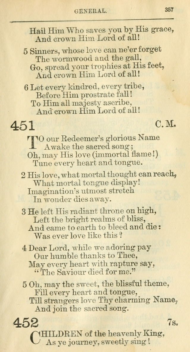 The Hymnal: revised and enlarged as adopted by the General Convention of the Protestant Episcopal Church in the United States of America in the year of our Lord 1892 page 376