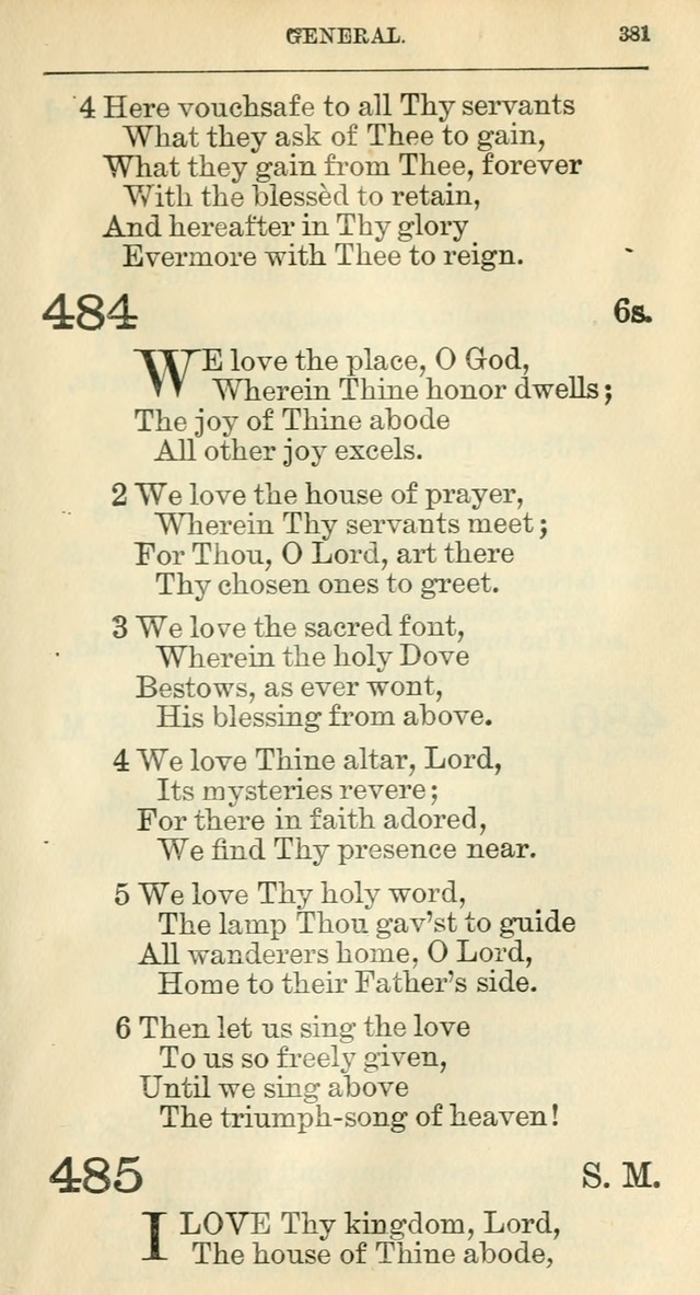 The Hymnal: revised and enlarged as adopted by the General Convention of the Protestant Episcopal Church in the United States of America in the year of our Lord 1892 page 400