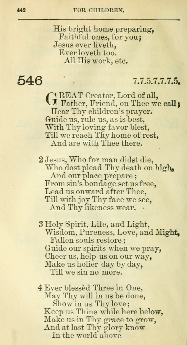 The Hymnal: revised and enlarged as adopted by the General Convention of the Protestant Episcopal Church in the United States of America in the year of our Lord 1892 page 461