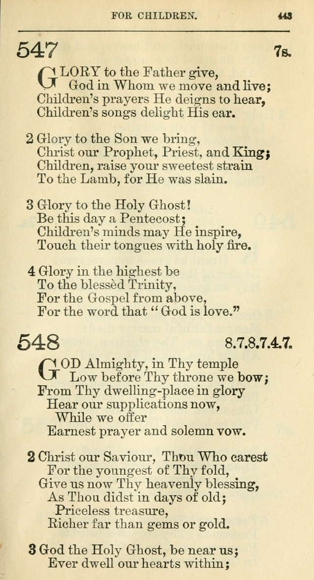 The Hymnal: revised and enlarged as adopted by the General Convention of the Protestant Episcopal Church in the United States of America in the year of our Lord 1892 page 462