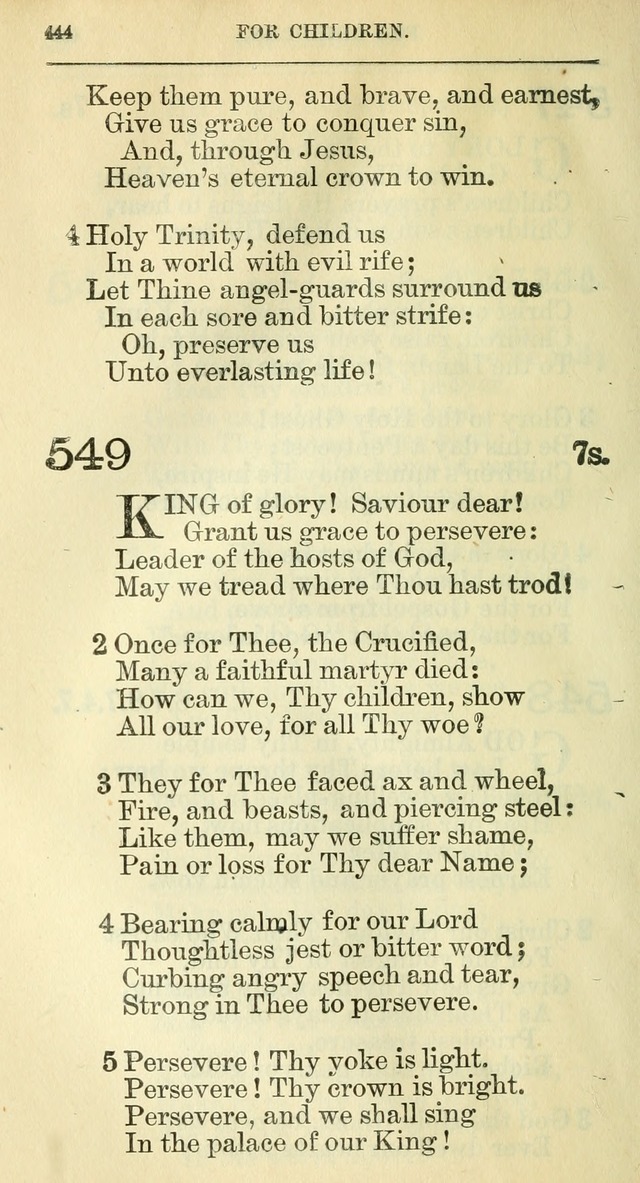 The Hymnal: revised and enlarged as adopted by the General Convention of the Protestant Episcopal Church in the United States of America in the year of our Lord 1892 page 463