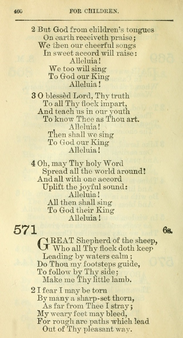 The Hymnal: revised and enlarged as adopted by the General Convention of the Protestant Episcopal Church in the United States of America in the year of our Lord 1892 page 479