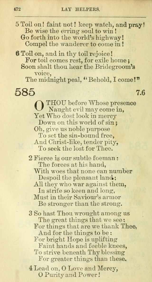 The Hymnal: revised and enlarged as adopted by the General Convention of the Protestant Episcopal Church in the United States of America in the year of our Lord 1892 page 491