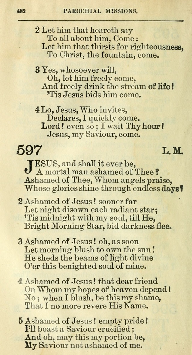 The Hymnal: revised and enlarged as adopted by the General Convention of the Protestant Episcopal Church in the United States of America in the year of our Lord 1892 page 501