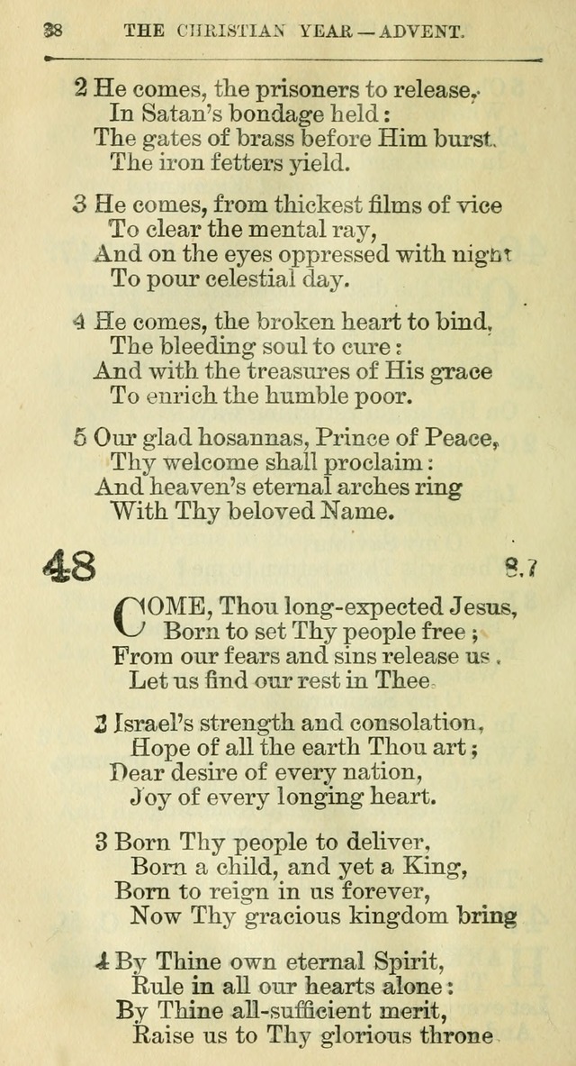 The Hymnal: revised and enlarged as adopted by the General Convention of the Protestant Episcopal Church in the United States of America in the year of our Lord 1892 page 55