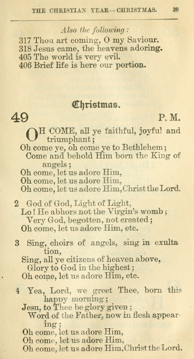 The Hymnal: revised and enlarged as adopted by the General Convention of the Protestant Episcopal Church in the United States of America in the year of our Lord 1892 page 56