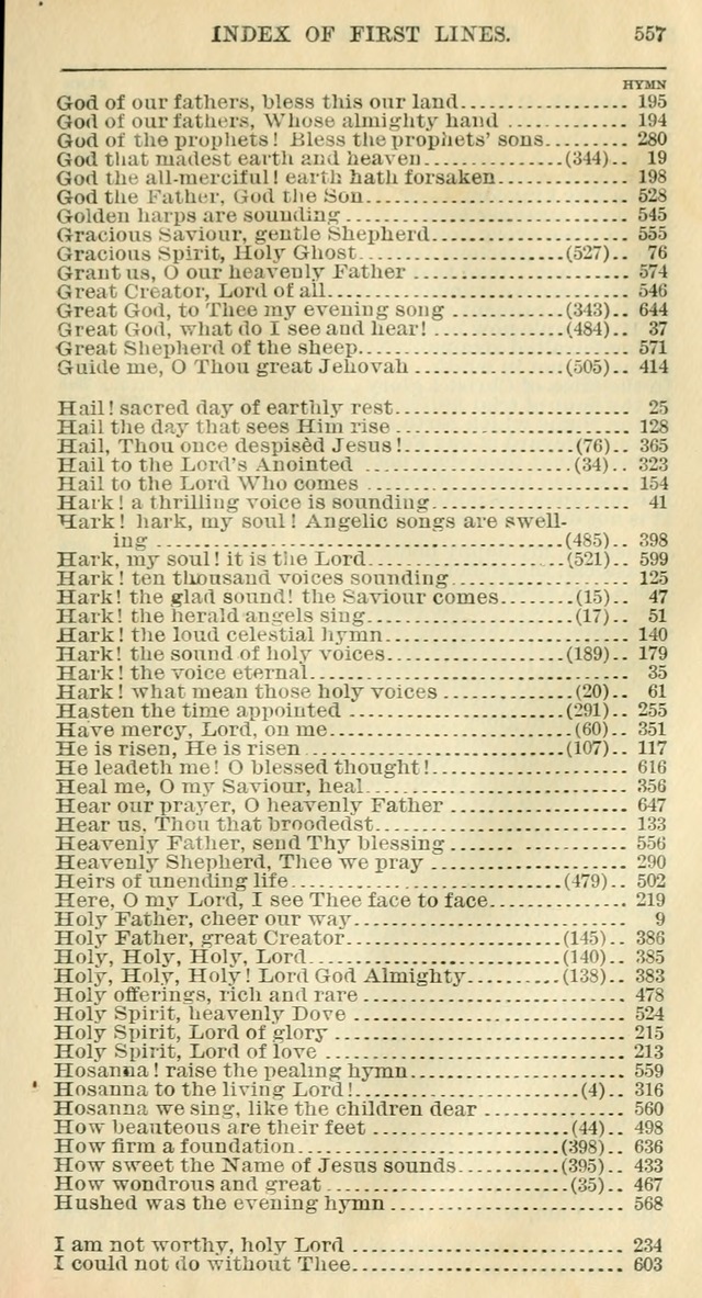 The Hymnal: revised and enlarged as adopted by the General Convention of the Protestant Episcopal Church in the United States of America in the year of our Lord 1892 page 576