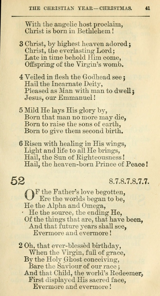 The Hymnal: revised and enlarged as adopted by the General Convention of the Protestant Episcopal Church in the United States of America in the year of our Lord 1892 page 58