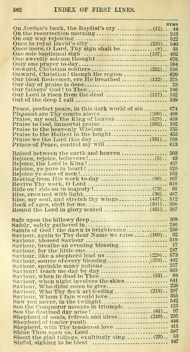 The Hymnal: revised and enlarged as adopted by the General Convention of the Protestant Episcopal Church in the United States of America in the year of our Lord 1892 page 581