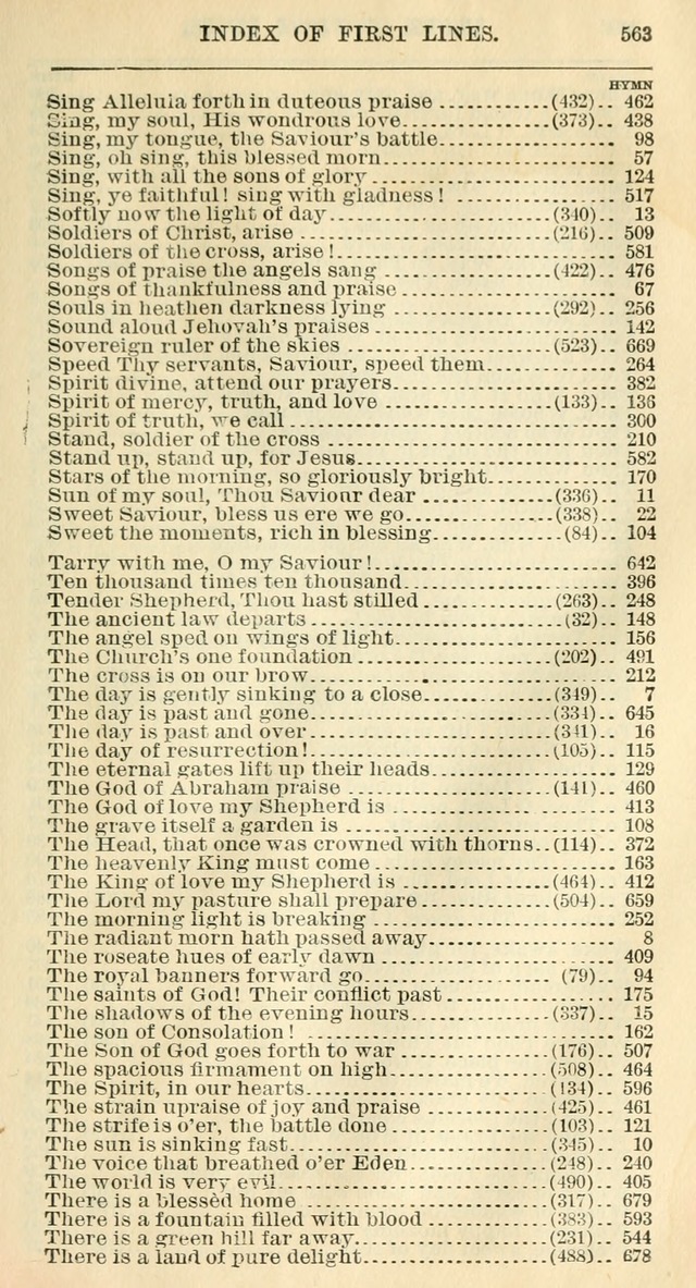 The Hymnal: revised and enlarged as adopted by the General Convention of the Protestant Episcopal Church in the United States of America in the year of our Lord 1892 page 582