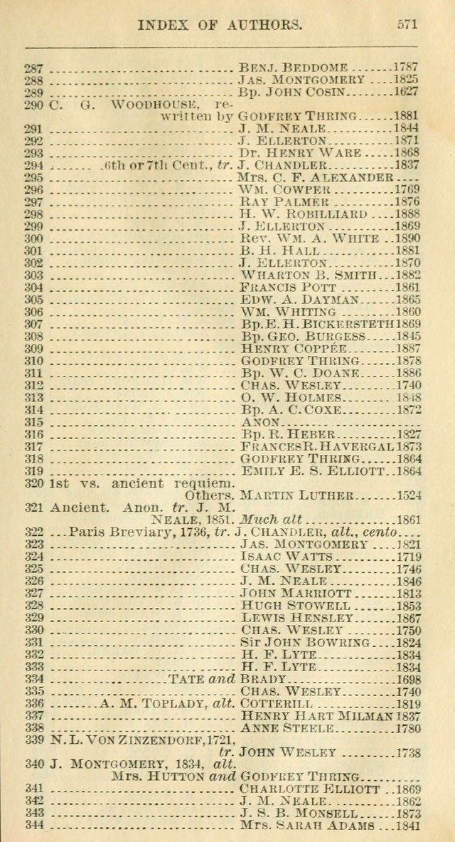 The Hymnal: revised and enlarged as adopted by the General Convention of the Protestant Episcopal Church in the United States of America in the year of our Lord 1892 page 590