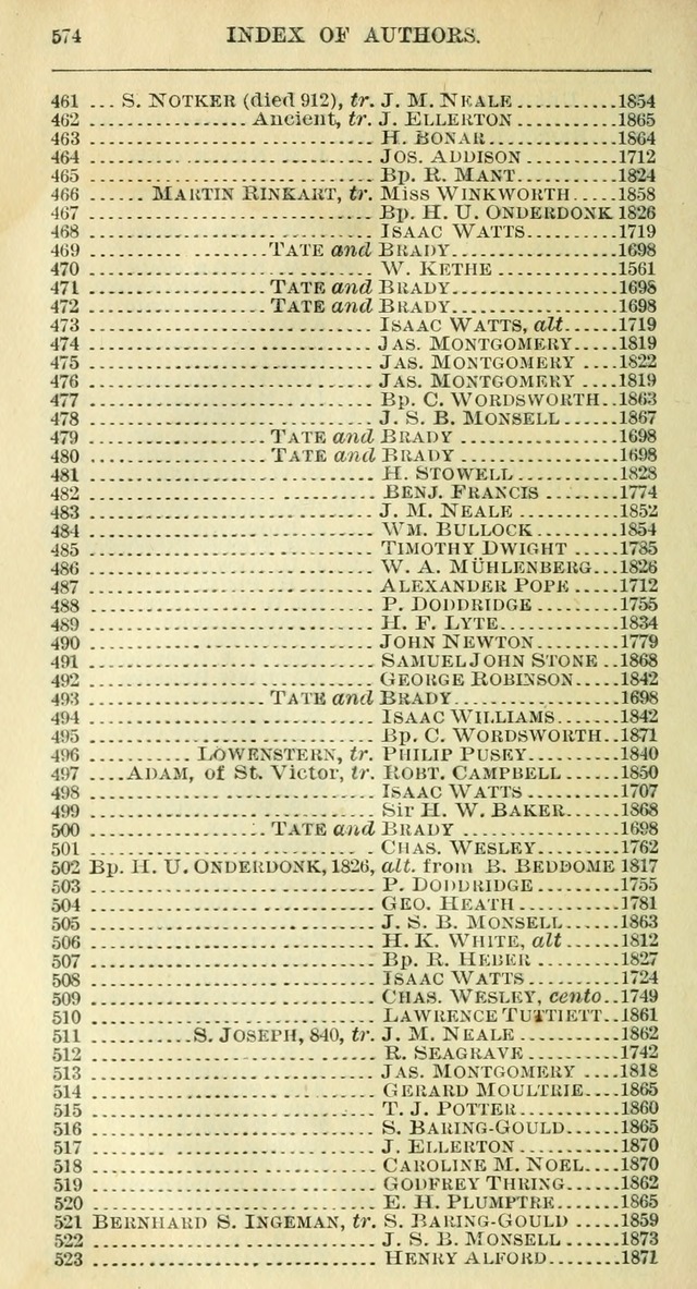 The Hymnal: revised and enlarged as adopted by the General Convention of the Protestant Episcopal Church in the United States of America in the year of our Lord 1892 page 593